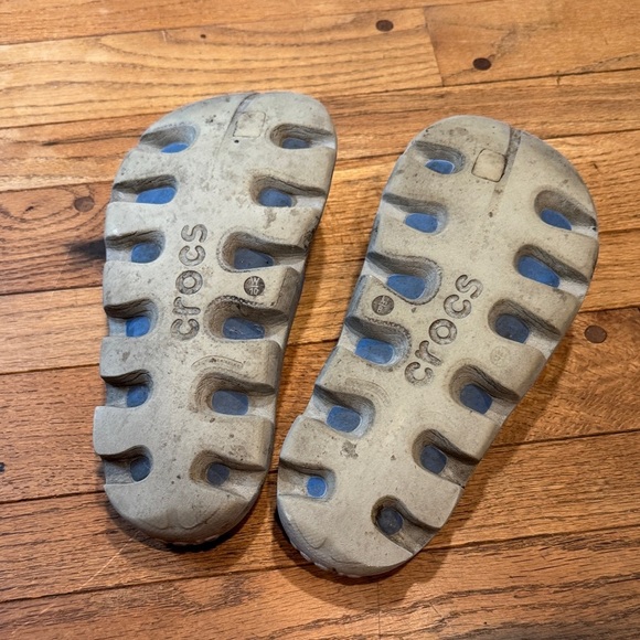 CROCS Blue Casual Sandals - Picture 2 of 2